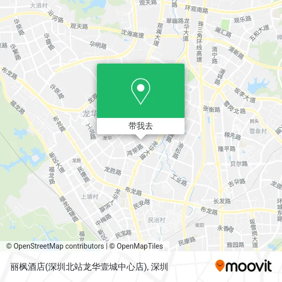 丽枫酒店(深圳北站龙华壹城中心店)地图