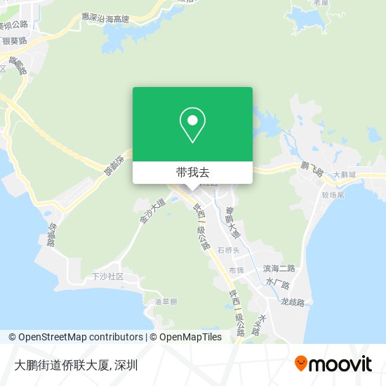 大鹏街道侨联大厦地图
