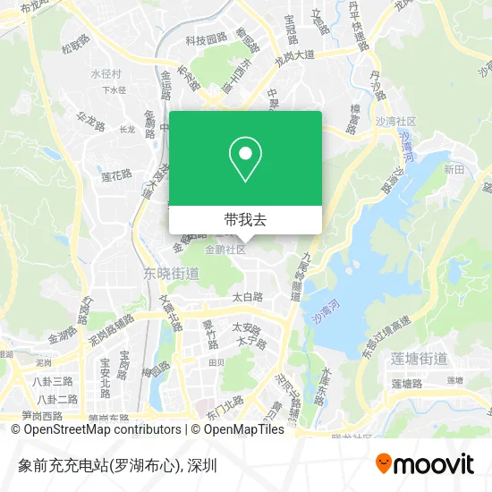 象前充充电站(罗湖布心)地图