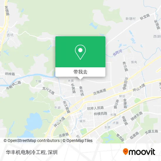 华丰机电制冷工程地图