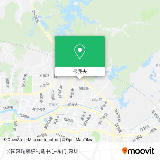 长园深瑞攀极制造中心-东门地图