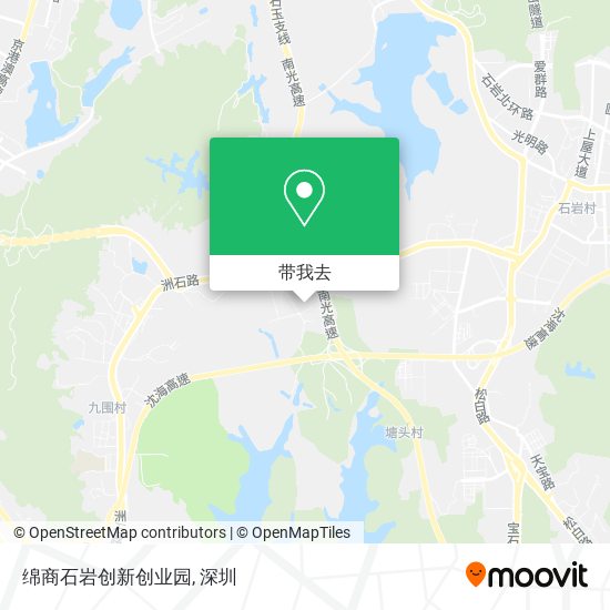 绵商石岩创新创业园地图