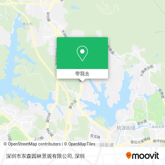 深圳市东森园林景观有限公司地图