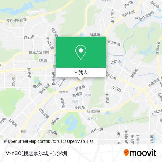 V>nGO(鹏达摩尔城店)地图