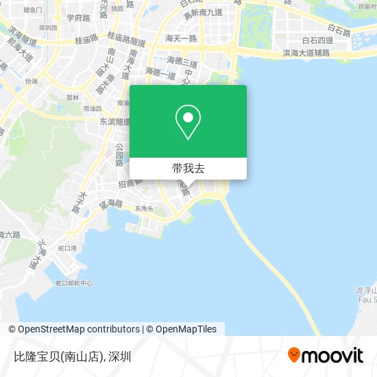 比隆宝贝(南山店)地图