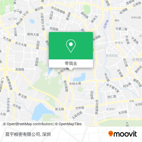 晨宇精密有限公司地图