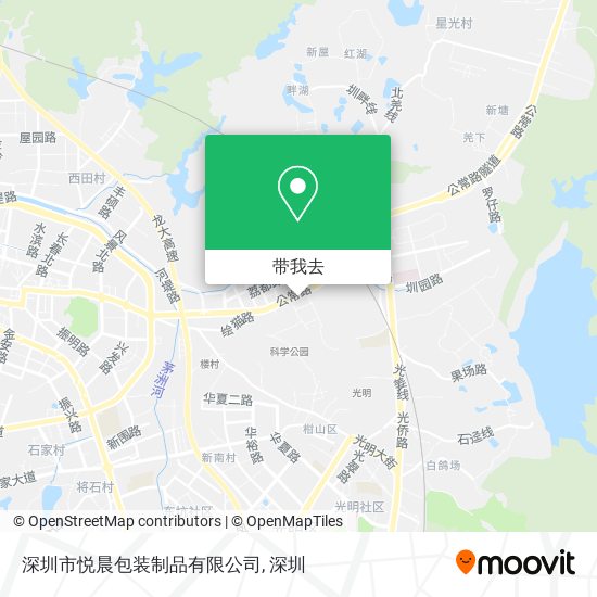 深圳市悦晨包装制品有限公司地图