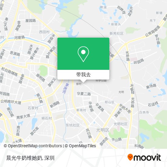 晨光牛奶维她奶地图