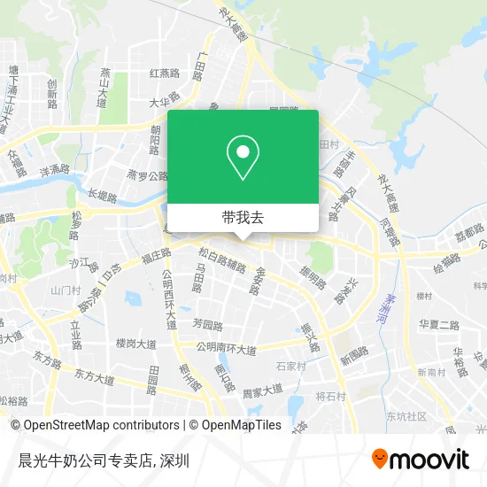 晨光牛奶公司专卖店地图