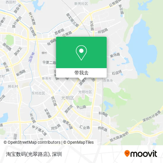 淘宝数码(光翠路店)地图
