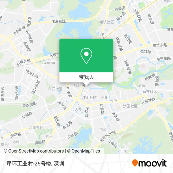 坪环工业村-26号楼地图