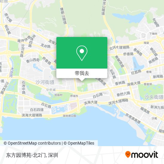 东方园博苑-北2门地图