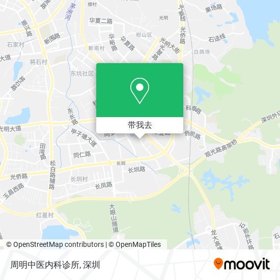 周明中医内科诊所地图