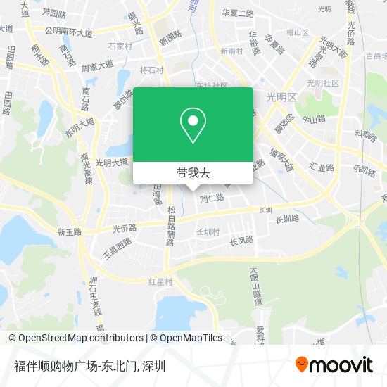福伴顺购物广场-东北门地图