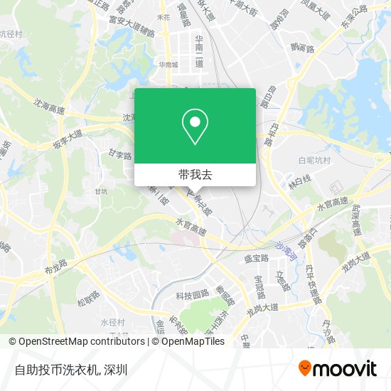 自助投币洗衣机地图