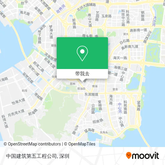 中国建筑第五工程公司地图