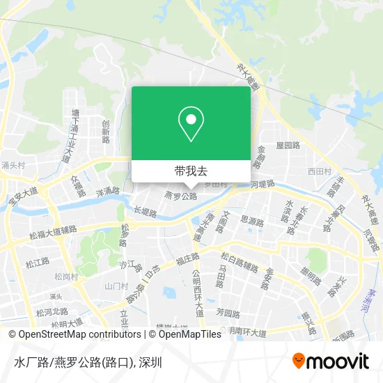 水厂路/燕罗公路(路口)地图