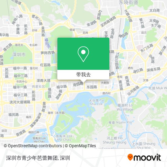 深圳市青少年芭蕾舞团地图