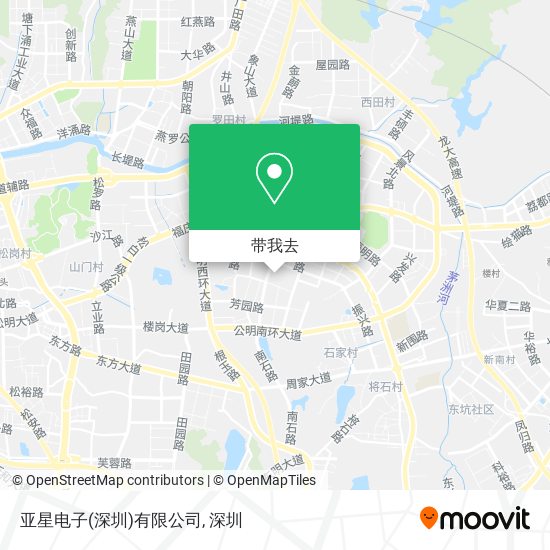 亚星电子(深圳)有限公司地图