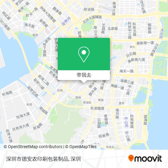 深圳市德安农印刷包装制品地图