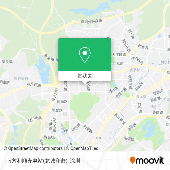 南方和顺充电站(龙城和谐)地图
