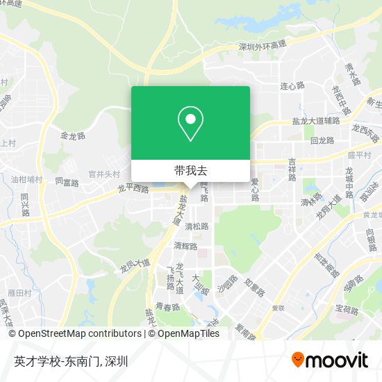 英才学校-东南门地图