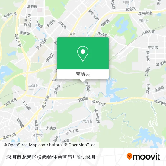 深圳市龙岗区横岗镇怀亲堂管理处地图