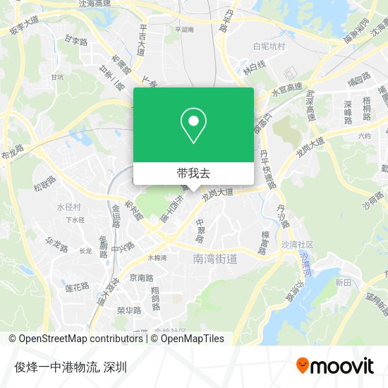 俊烽一中港物流地图