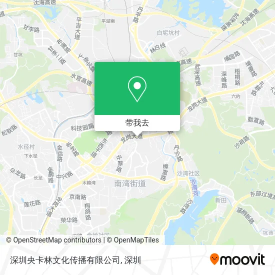 深圳央卡林文化传播有限公司地图