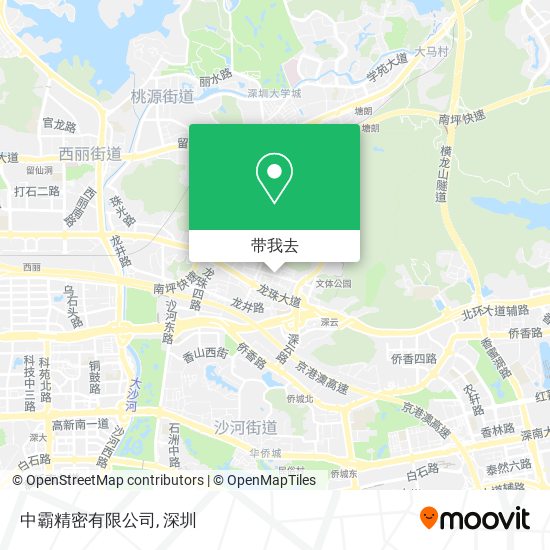 中霸精密有限公司地图