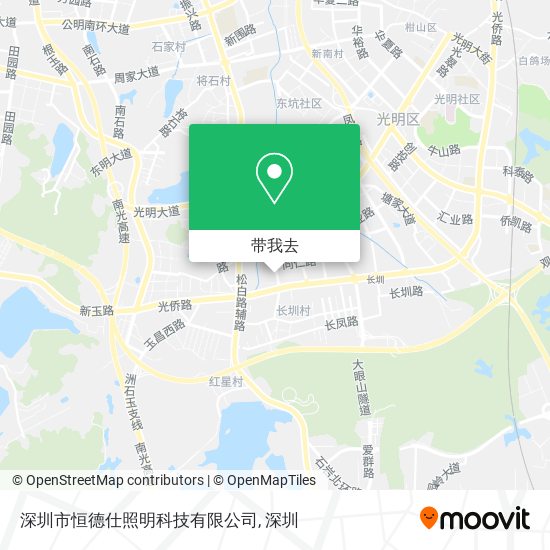 深圳市恒德仕照明科技有限公司地图