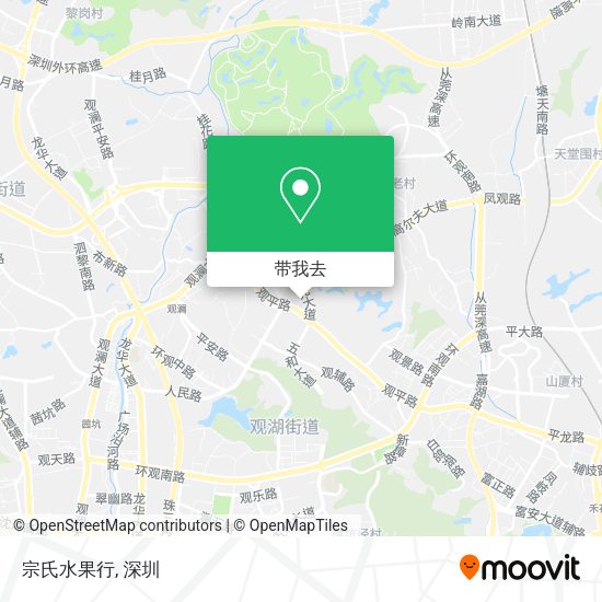 宗氏水果行地图