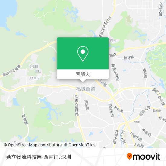 勋立物流科技园-西南门地图