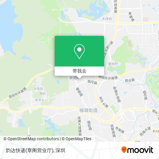 韵达快递(章阁营业厅)地图