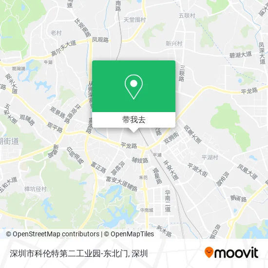 深圳市科伦特第二工业园-东北门地图