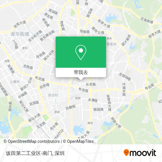 坂田第二工业区-南门地图