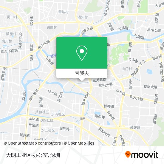 大朗工业区-办公室地图