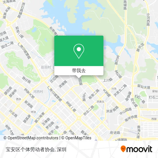 宝安区个体劳动者协会地图