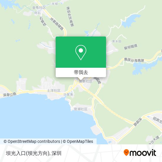 坝光入口(坝光方向)地图
