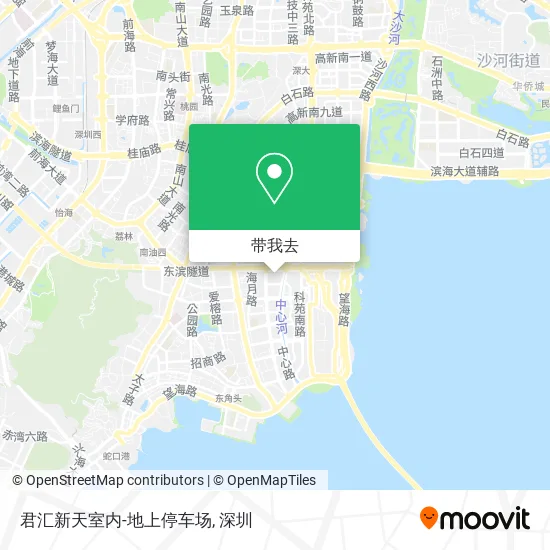 君汇新天室内-地上停车场地图