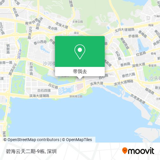 碧海云天二期-9栋地图
