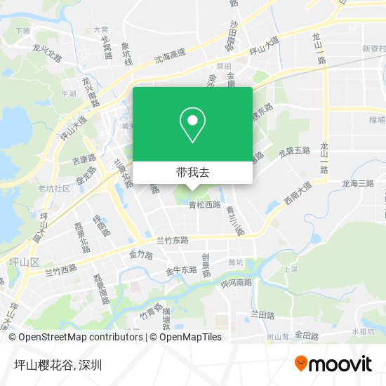 坪山樱花谷地图