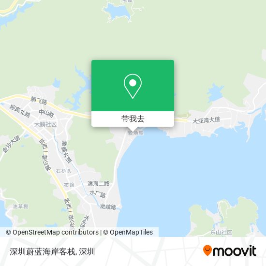 深圳蔚蓝海岸客栈地图