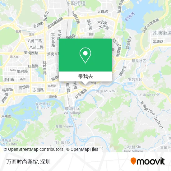万商时尚宾馆地图