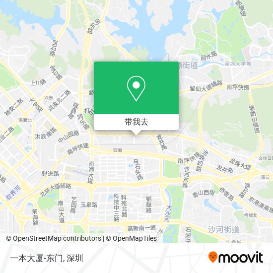一本大厦-东门地图