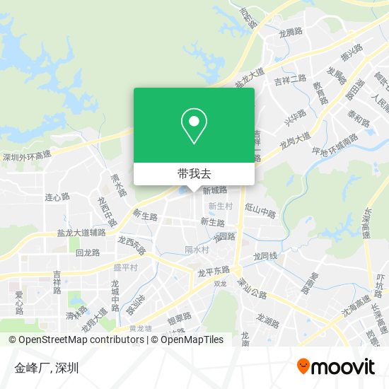金峰厂地图