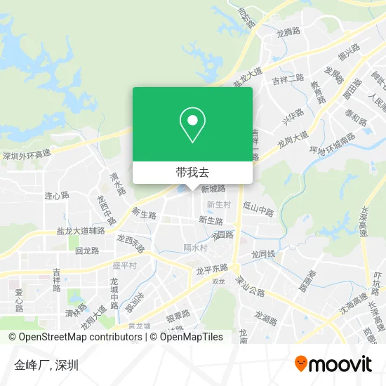 金峰厂地图