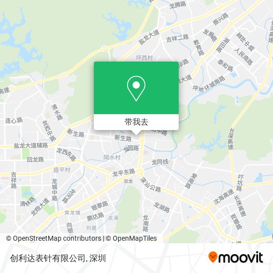 创利达表针有限公司地图