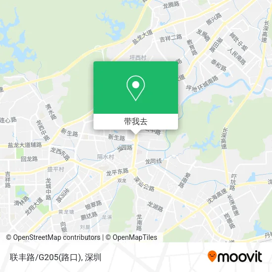 联丰路/G205(路口)地图