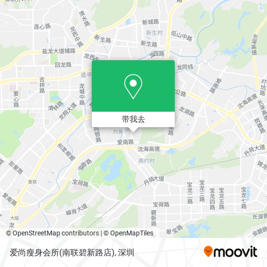 爱尚瘦身会所(南联碧新路店)地图